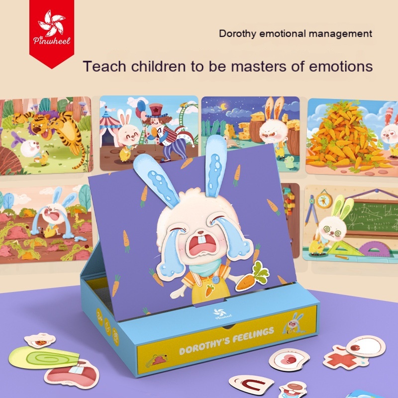 감정 관리인지 장난감 어린이 자기 훈련 카드 부모-자녀 상호 작용 높은 감정적 인 지능
